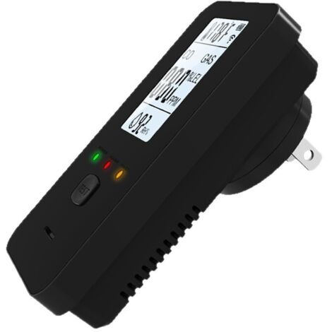 Détecteur 4-en-1 Professionnel Gaz et Monoxyde de Carbone avec Alarme, Norme UE, pour Cuisine Maison (1/5)