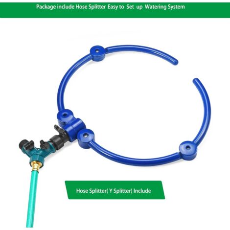 Arrosoir racinaire bleu pour irrigation profonde des arbres, outil de jardin durable pour un arrosage efficace à la base (1/5)