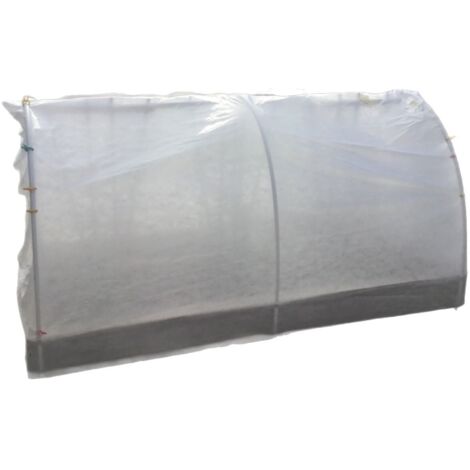 Toile de protection hivernale non tissée blanche 3x4m pour verger et serre, couverture anti-gel respirante pour légumes et jeunes plants (1/5)