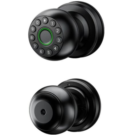 Serrure Porte Intelligente Empreinte Digitale avec Contrôle APP Charge USB pour Intérieur Sécurité Domotique (1/5)