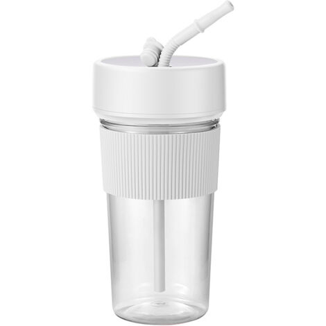 Gobelet Blender Portable avec Paille Intégrée Rechargeable, Kit Cadeau Multifonction Mini pour Jus Frais à Domicile ou Déplacement (1/5)