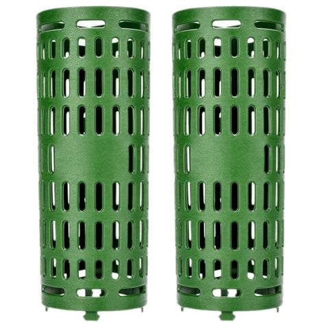 2 plaques de protection verte 37x25cm pour tronc d'arbre, ensemble modulable et réutilisable pour jardin (1/5)
