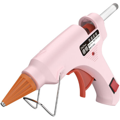 Pistolet à Colle Thermofusible Mini Sécurisé pour Enfants Maison et Loisirs Créatifs avec 20 Bâtons de Colle (1/4)
