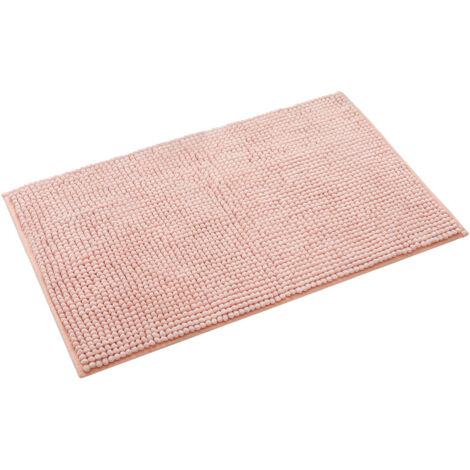 Tapis de salle de bain à poils courts - Absorbant anti-glissant, doux résistant à la saleté et fixe (1/5)