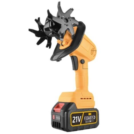 Tonteuse à gazon et motoculteur lithium-ion 21V sans fil - Hache électrique portable pour jardin domestique