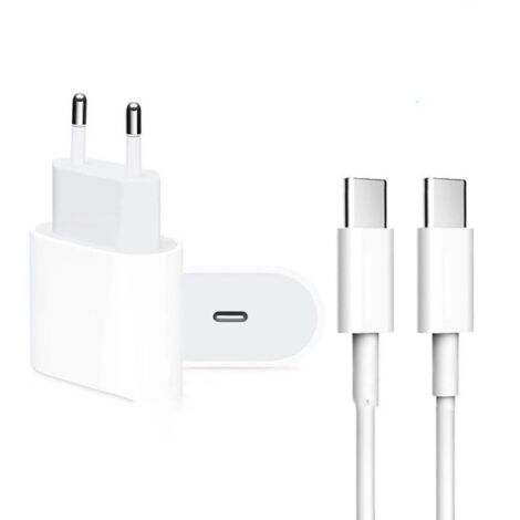 EU Chargeur Rapide PD 30W avec Câble PD de 1M pour Téléphones iPhone 8 et Supérieurs (1/4)