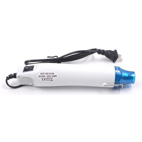 Pistolet thermique 300 W pour modelage de pâte polymère, tampons encreurs, poudre à embosser, feuilles thermorétractables, pistolet thermique portatif pour créations DIY (1/5)