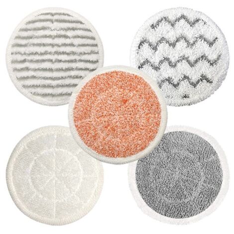 Lot de 5 recharges de balai à vapeur compatibles avec Shark S7000/AMZS7001/S7001/TGT-S7000, accessoires en microfibre (1/5)