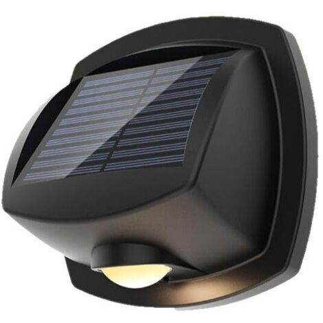 Nouvelle Lampe Murale Solaire, 3 Températures de Couleur, Lentille Convexe, Étanche, Éclairage Extérieur Clôture (1/5)