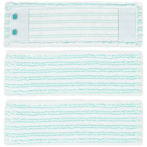 Lot de 3 housses de rechange pour balai Leifheit Profi XL (47×15cm), usage humide et sec, coussinets de nettoyage réutilisables (1/4)