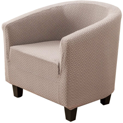 Housse canapé intégrale élastique T-une pièce, jacquard à carreaux longs, nouveau modèle pour club (1/5)