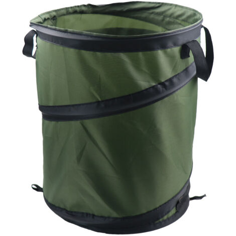 Poubelle de camping, poubelle, poubelle pliable pour voiture, pliable, étanche, forte capacité de charge, avec poignée en bas, poubelle pliable, convient pour pique-nique, camping, poubelle de recycla (1/5)