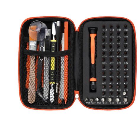 Kit de tournevis de précision 68 en 1, outil de réparation de tournevis en acier S2 pour ordinateur portable, ordinateur, lunettes, ordinateur portable, appareils One Piece (1/4)