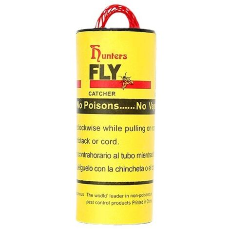 Papier anti-moustique, rouleau collant anti-mouches, papier collant anti-mouches des fruits, pour l'intérieur et l'extérieur, mouches, moustiques et autres insectes volants (sans clous) 20 pièces (1/4)