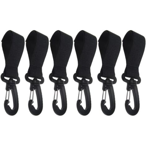 Clips de fixation pour crochet de pagaie, 6 pièces Clips de pagaie Pagaie de kayak Gardien de pagaie de kayak Support de rangement Boucle d'escalade de pagaie de kayak Canoë Pièces de pagaie (1/4)