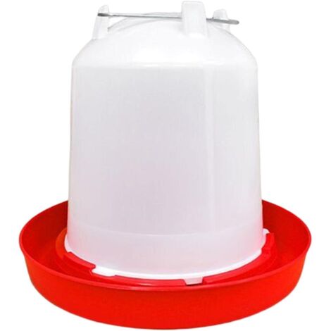 Abreuvoir Volaille Abreuvoir Automatique Poulet Abreuvoir Abreuvoir Poulet Canard Pigeon Oiseau Fournitures Agricoles, 1.5L Blanc (1/5)