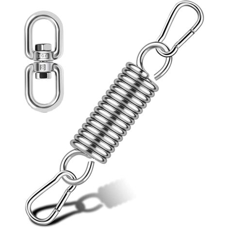 Chaîne de chaise suspendue Crochet de plafond de chaise en acier inoxydable 304 Crochet de balançoire suspendu Sangle de vêtements suspendus Sangle de hamac solide Ressort de balançoire Ressort en aci (1/5)