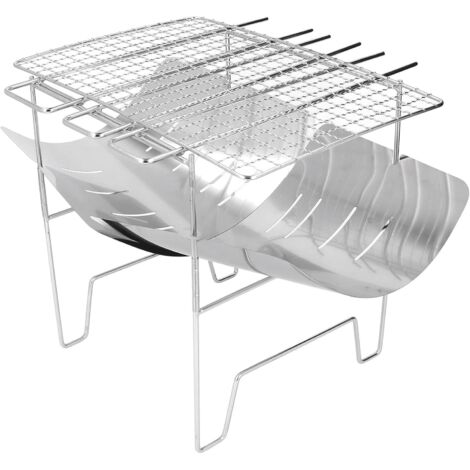 Poêle pliable camping four de camping maison poêle à bois four de pique-nique extérieur (1/5)