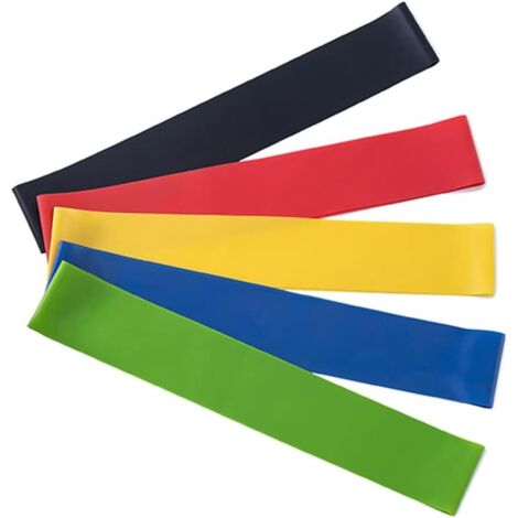 Yoga Pull Up Circle, Bandes de Fitness Élastiques, [Lot de 5] Bandes de Résistance Élastiques en Latex Bodybuilding Pilates Yoga Équipement d'Exercice (1/5)