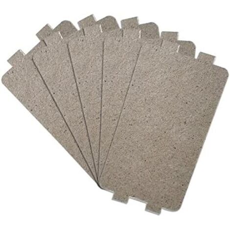 Feuille de Mica micro - ondes feuille de Mica micro - ondes réparation micro - ondes remplacement Mica total 5 feuilles de Mica fait, respectueux de l'environnement et durable, 108 99mm, cinq pièces (1/5)