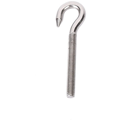 Accessoires de balançoire, M5 Crochet Boulon Vis Anneau Crochet en Acier Inoxydable 304 Haute Dureté Crochet Boulon en Acier Suspension Projet Suspension Lustre Artisanat Crochet à Vis 10pcs (1/5)