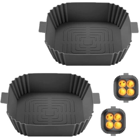 Doublure en silicone réutilisable pour friteuse à air chaud, accessoires pour friteuse à air chaud (1/5)