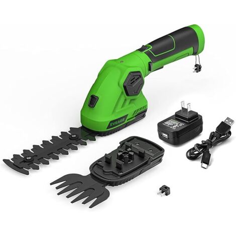 Taille haie électrique 2 en 1 - cisaille à haie, cisaille à gazon, cisaille à gazon (1/5)
