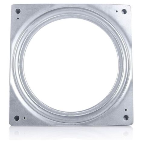 6 Pouces Carré Lazy Susan Roulement Rotatif Pivotant Platine Acier Galvanisé pour Armoires de Cuisine Comptoir Pantry (1/4)