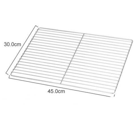 Grille de Barbecue, Filet de Remplacement pour Barbecue en Acier Inoxydable, Grille de Cuisson multifonctionnelle pour Barbecue, 1 Packs (45 30cm) (1/5)