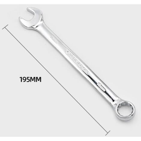 Clé mixte 15 mm, 1 pièce, argent (1/4)