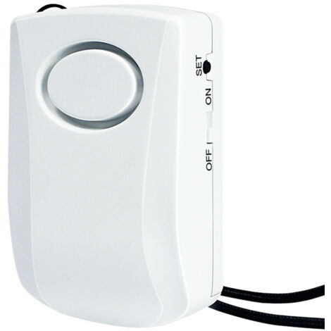 Alarme antivol à vibration sans fil, installation gratuite, contre les voleurs, les pervers et les voleurs domestiques, alarme portable pour portes et fenêtres, 895526mm, une pièce (1/4)