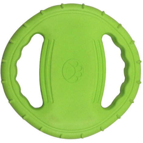 Frisbee chien, frisbee pour chiens et chiots pour jouer à la plage et à la piscine, diamètre 20 cm (vert) 1 pièce (1/4)