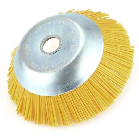Tête de désherbage en nylon 200 mm, brosse à herbes sauvages, outil de jardin, tête de coupe gazon pour tondeuse à gazon, corde de paille, coupe de jardin, outil de désherbage (1/5)