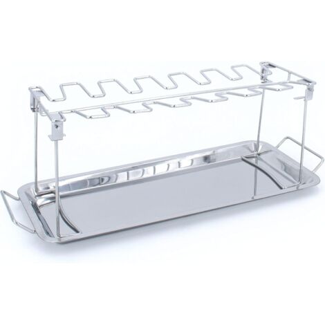 Grille pour cuisses de poulet, acier inoxydable (1/5)