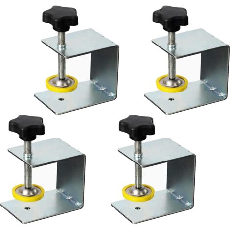 Serre Joint en C, Universal C Clamp Acier Inoxydable 304, Cabinet Clamps, Pinces C et Tendeurs, Outils Pince Fixation Travail du Bois, Table en C pour travail bois, bricolage, Épaisseur : 2,5 mm (1/5)