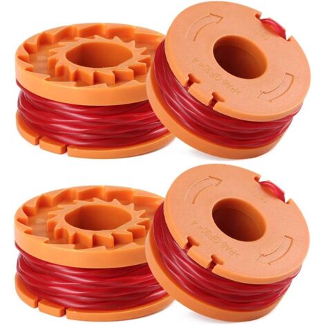 Worx WA0010 Ligne de bobine de rechange pour tondeuse Ligne de bobine de rechange pour débroussailleuses Accessoires pour outils de jardin 4 pièces (1/5)