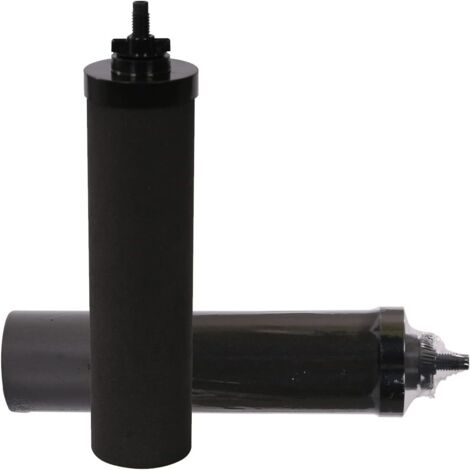 Lot de 2 filtres à eau noirs pour unité de purification d'eau remplacement du filtre à eau seau domestique système de filtre à eau système de filtre à eau par gravité bb9-2 (1/5)