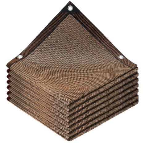 Filet anti-soleil 3x5m, marron, résistant, pour balcon, jardin et terrasse (1/5)