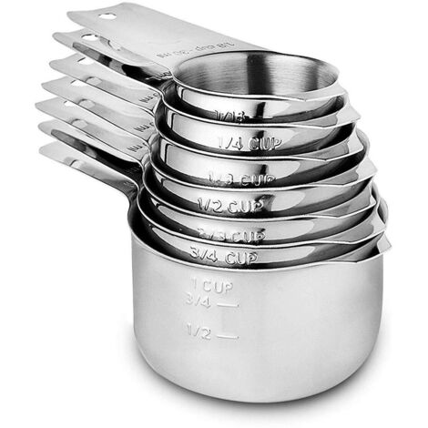 Coffret de mesure en acier inoxydable 304, gradué, résistant, design européen, outil de pâtisserie domestique