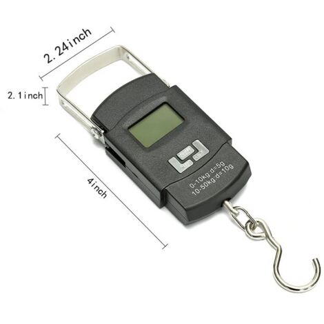 Mini balance électronique portable 50 kg, haute précision, pour usage domestique, livraison express, petite balance à ressort. (1/5)