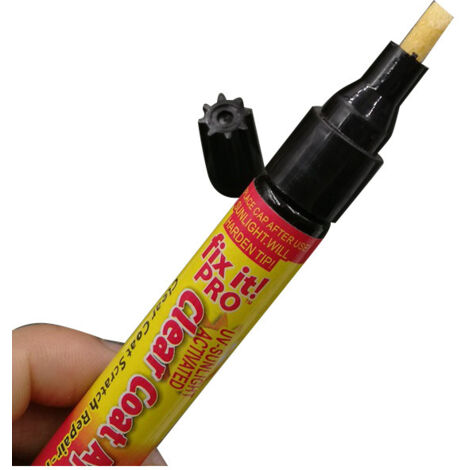 Stylo de retouche automobile Fix it Pro, stylo réparation rayures carrosserie, tube aluminium, emballage OPP (1/5)