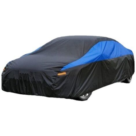 Housse auto bicolore, protection intégrale antipoussière, anti-soleil, imperméable et anti-neige. Housse tous temps pour véhicule extérieur.