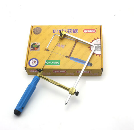 Mini-scie à fil, scie à découper pour menuiserie, scie à fil manuelle, scie à courbes, scie en U, scie manuelle, petite scie (1/4)