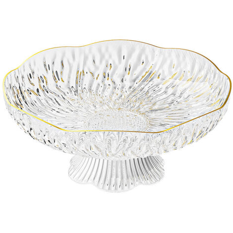 Plateau à fruits haut design luxe contemporain, modèle 2024, plateau à égoutter, bol à fruits et fruits secs pour salon et table