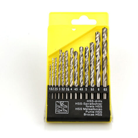 Forets hélicoïdaux acier rapide, perçage bois métal plastique (1/5)