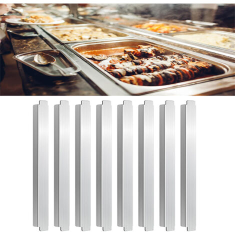 Tige de raccordement en acier inoxydable pour séparateurs alimentaires métalliques et adaptateurs de comptoir, destinée aux accessoires de restauration professionnelle (1/5)