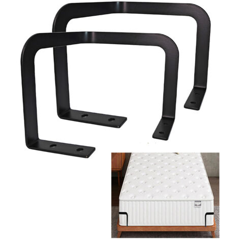 Lot de 2 tiges de fixation pour coins de lit, kit antidérapant pour matelas, stabilisateurs métalliques pour matelas (1/5)