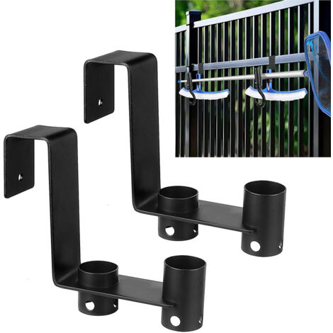 Crochets pour barrières de piscine suspendues, support de rangement pour outils de piscine, organiseur multifonctionnel pour accessoires de nettoyage de piscine (1/5)