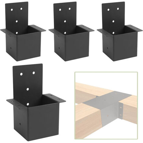 Kit de support pour pavillon : supports pour poteaux de 4 x 4 pouces, connecteurs pour pavillon, supports muraux (1/5)