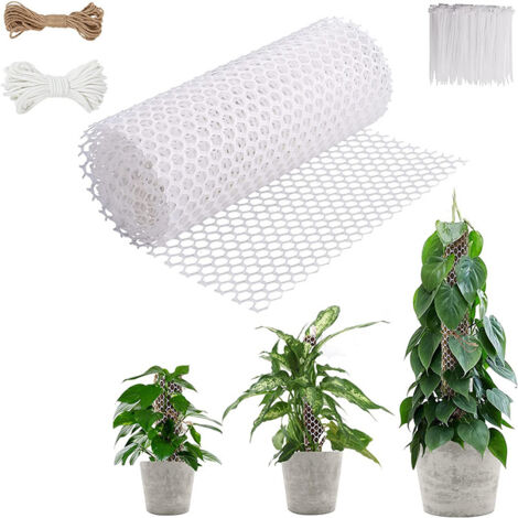 Kit de tiges en plastique pour mousse, idéal pour les plantes en pot, les tuteurs pour plantes grimpantes et les treillis (1/5)